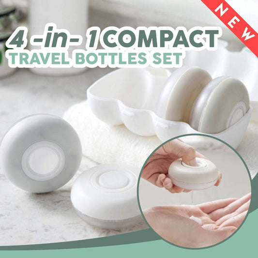 4-in-1 Compact Travel Bottles Set